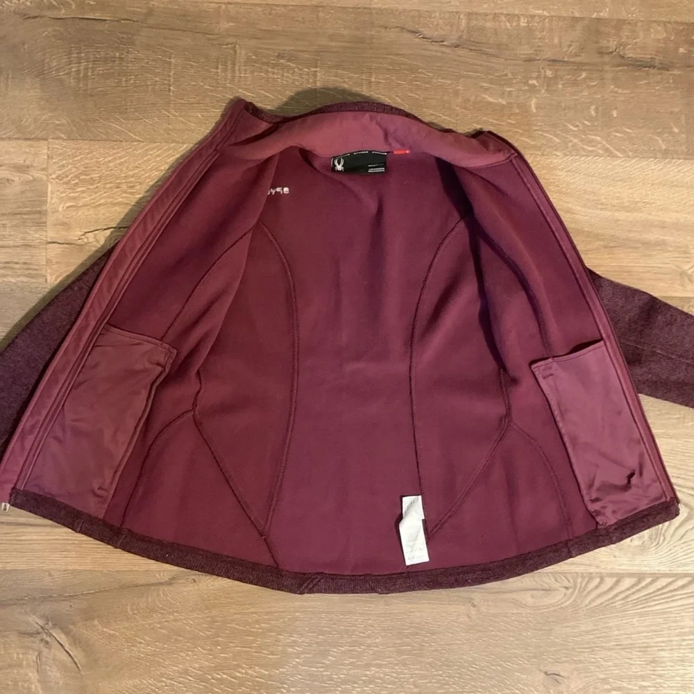 Spyder Endure mid-weight purplish pink fleece lined jacket, S - Picture 9 of 10